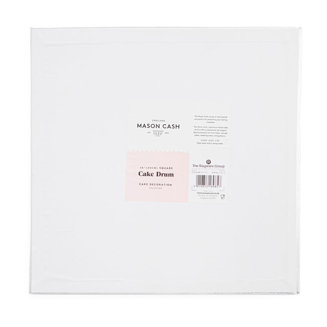 Mason Cash Silver Cake Board Square - 14"